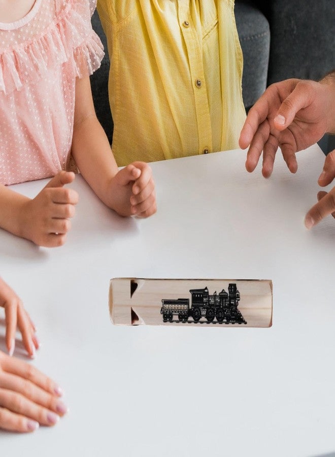 Buildcon Whistle Wonder Toy, Wooden Train Whistle for Kids, Blowing Toys for Speech Development, Educational Role Play Instrument for Kids - Image 5